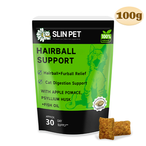 Pet Hairball Treats in OEM/ODM with Citrus Pulp