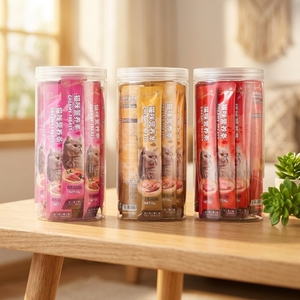 Lickable Cat Treats Creamy Puree Stick