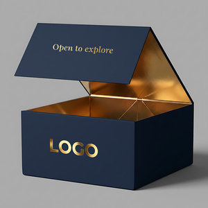 Customized Logo Luxury Cardboard Collapsible Folding Rigid Paper Packaging Magnetic Closure Gift Boxes