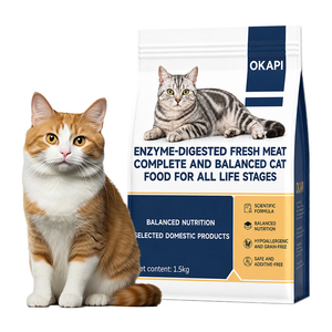 Holistic Dry Cat Food with Probiotics for Gut Health